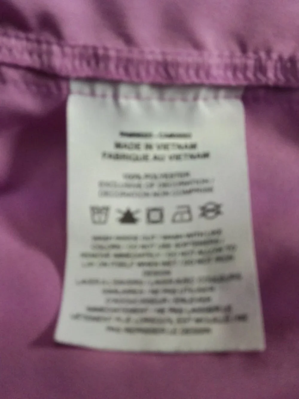 Nike Shorts Unisex Kids Size XL Magenta Purple Elastic Waist, Drawstring Defect